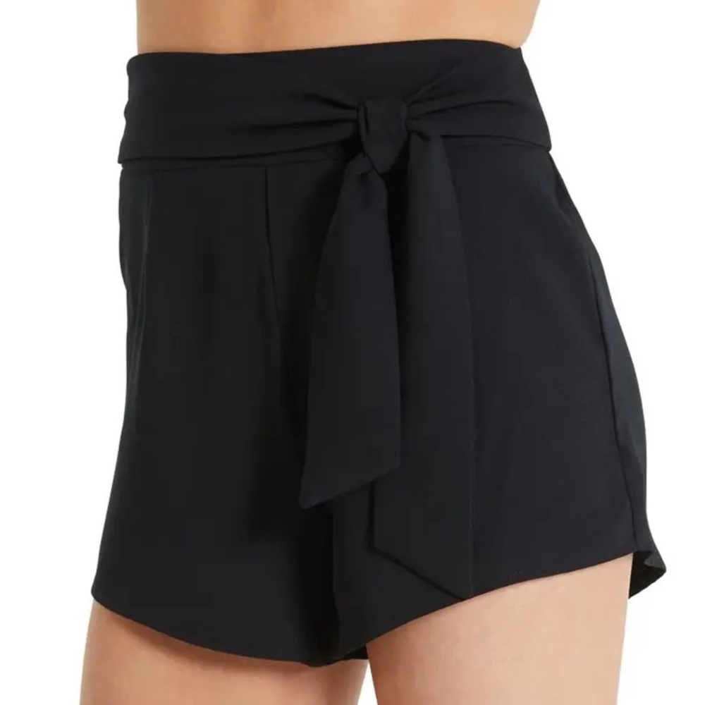Weissman Mixify Balera Black High Waist Tie Shorts NEW Dance Size Small Child